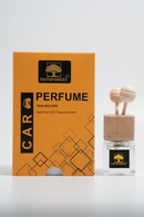 Car Perfume Wooden Diffuser with Freshwood & Tropical Sunset Fragrance for Luxury Aromatherapy & Freshness for Drivers, 5ml + 5ml Refill