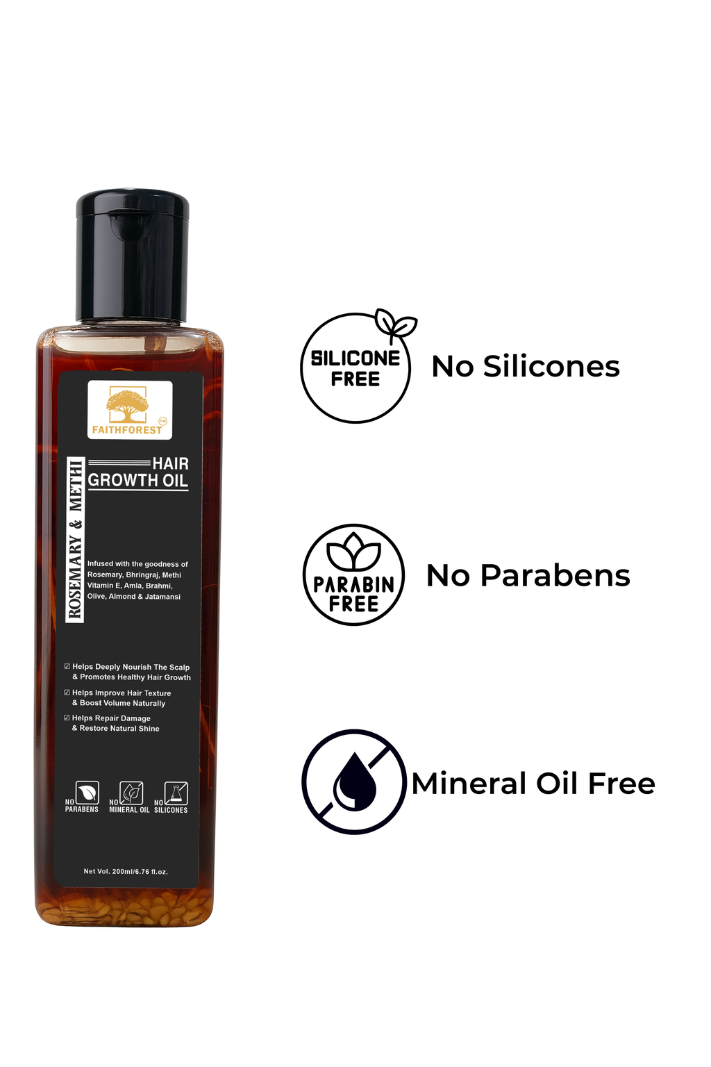 Rosemary & Methi Hair Growth Oil - 200 ML