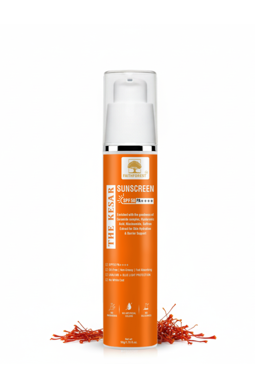 The Kesar Sunscreen SPF 50 PA++++ 50 G