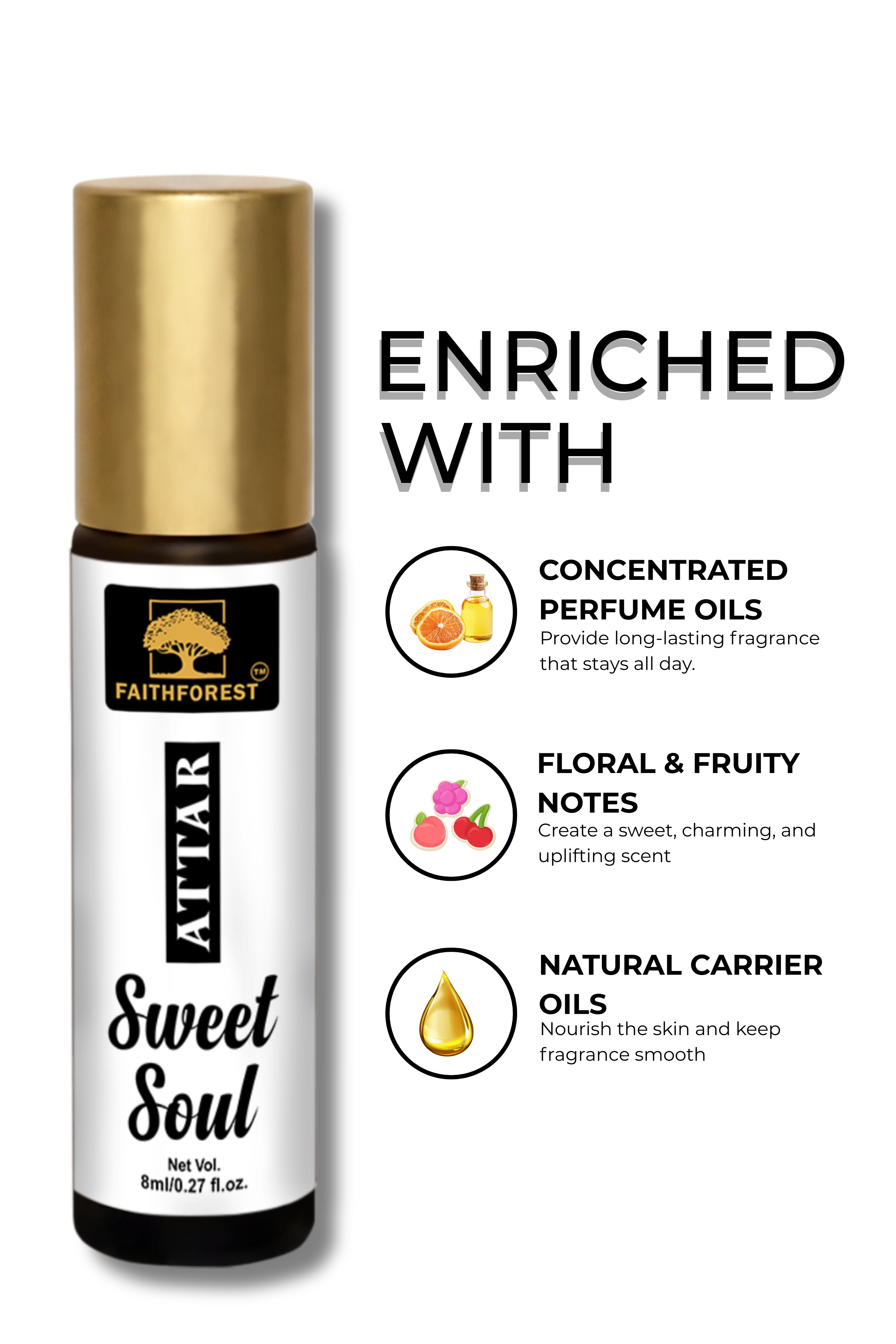 FaithForest attar Sweet Soul for long lasting fragrance
