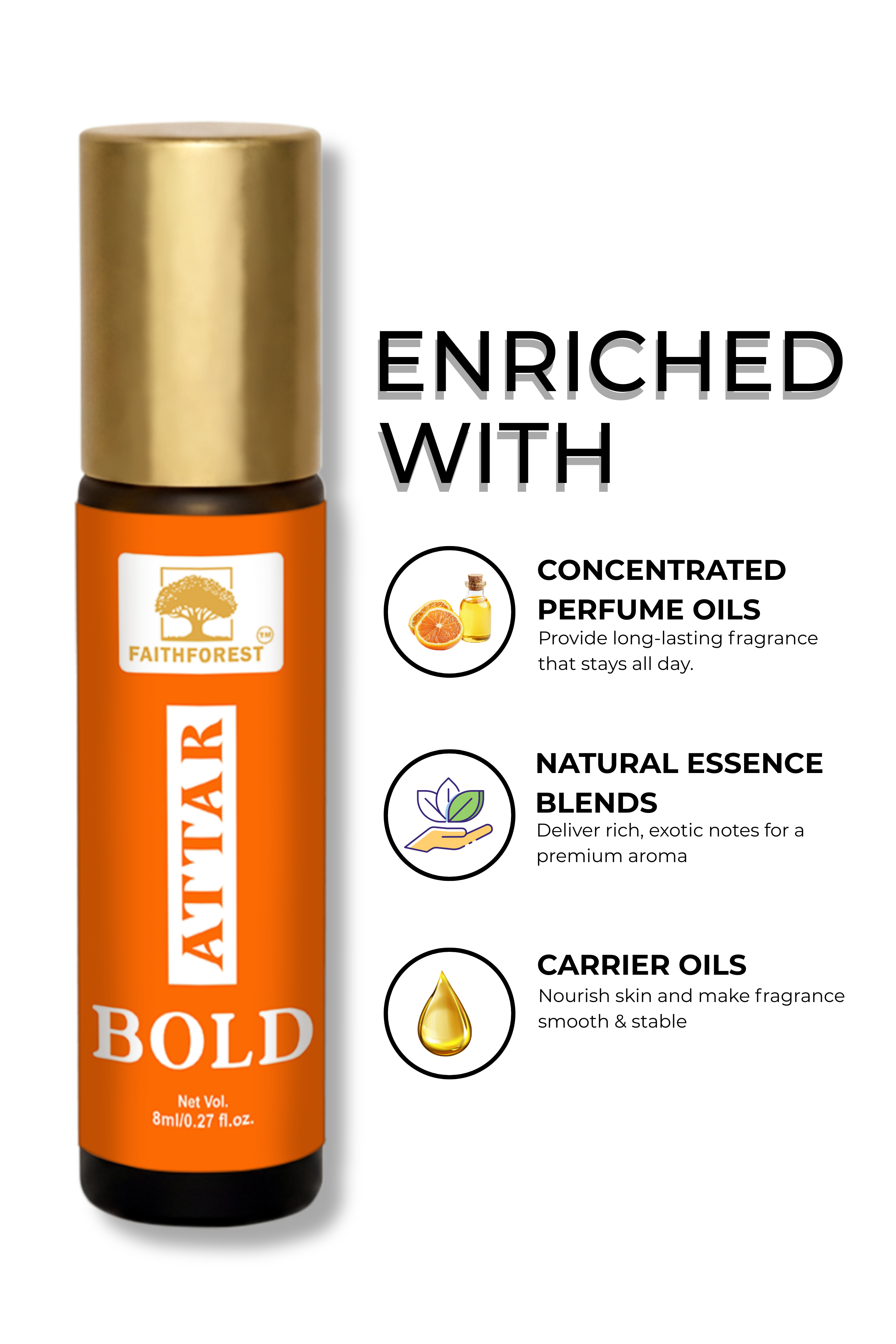 FaithForest attar for long lasting fragrance