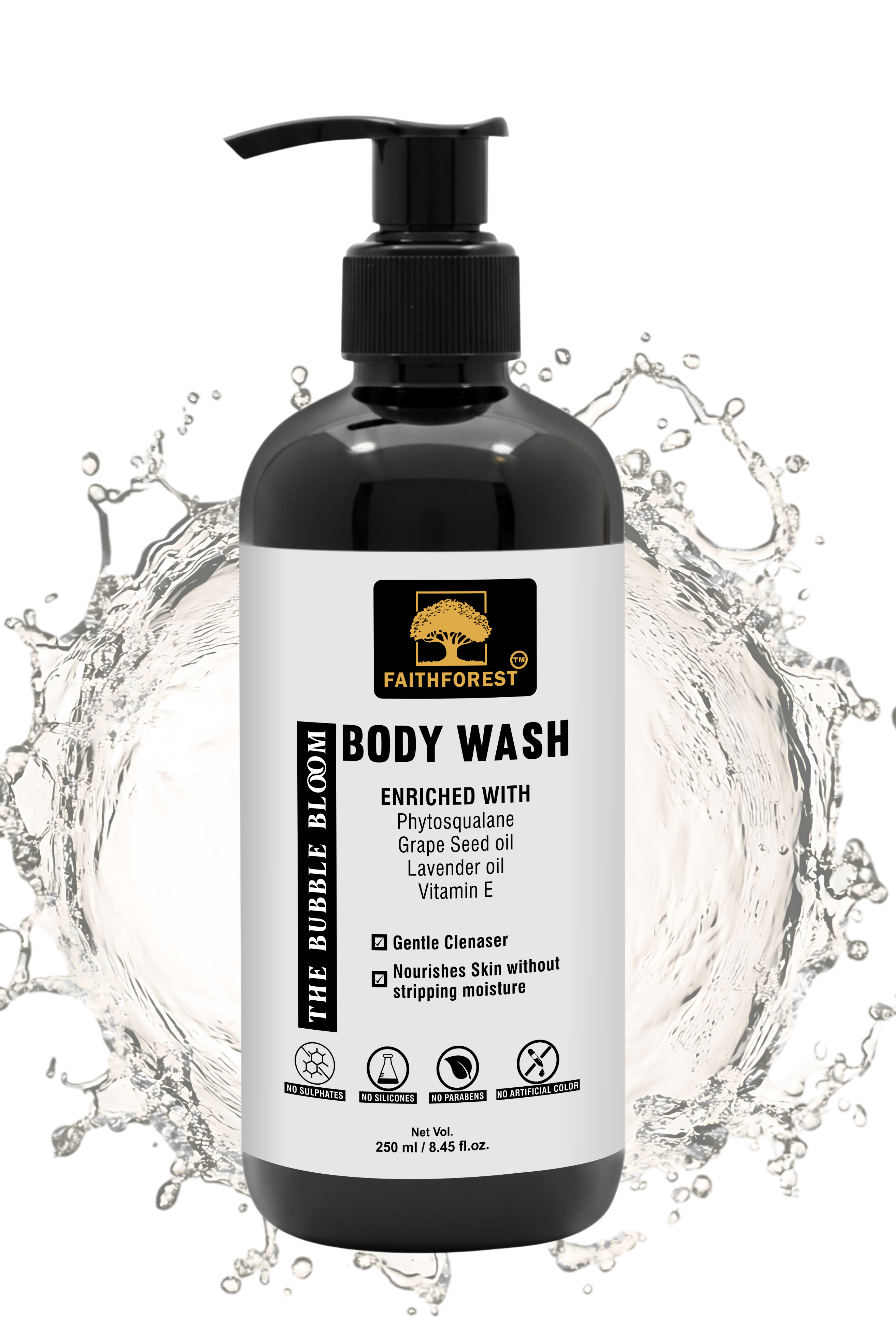 FaithForest Bubble Bloom Body Wash | All Natural 