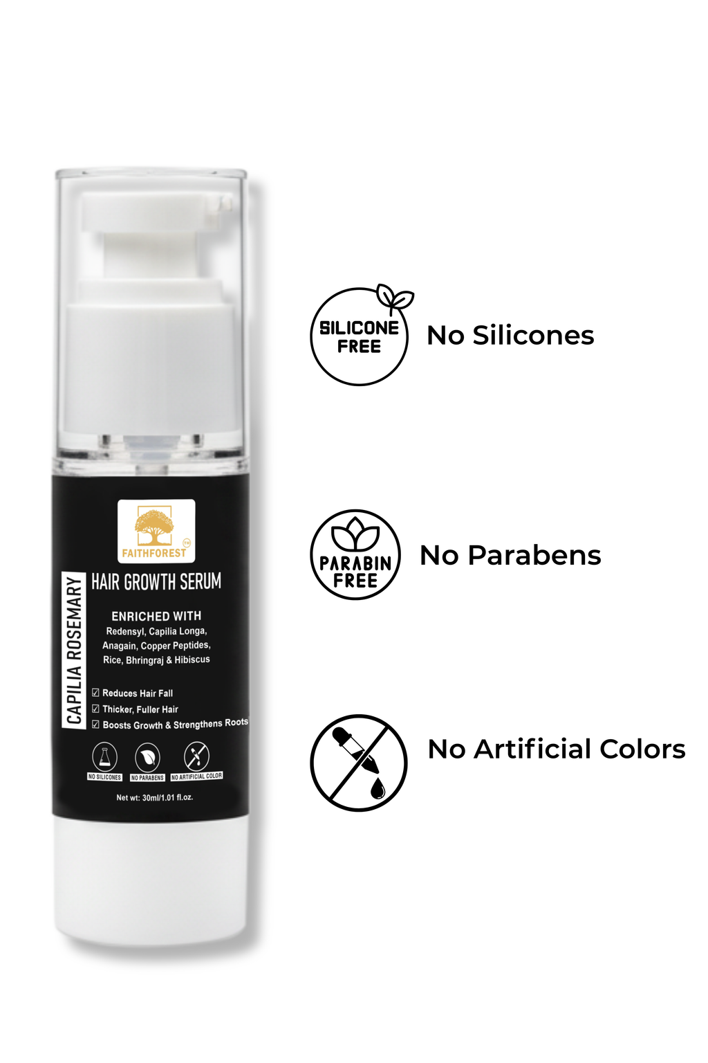 FaithForest Chemical Free Hair Growth Serum