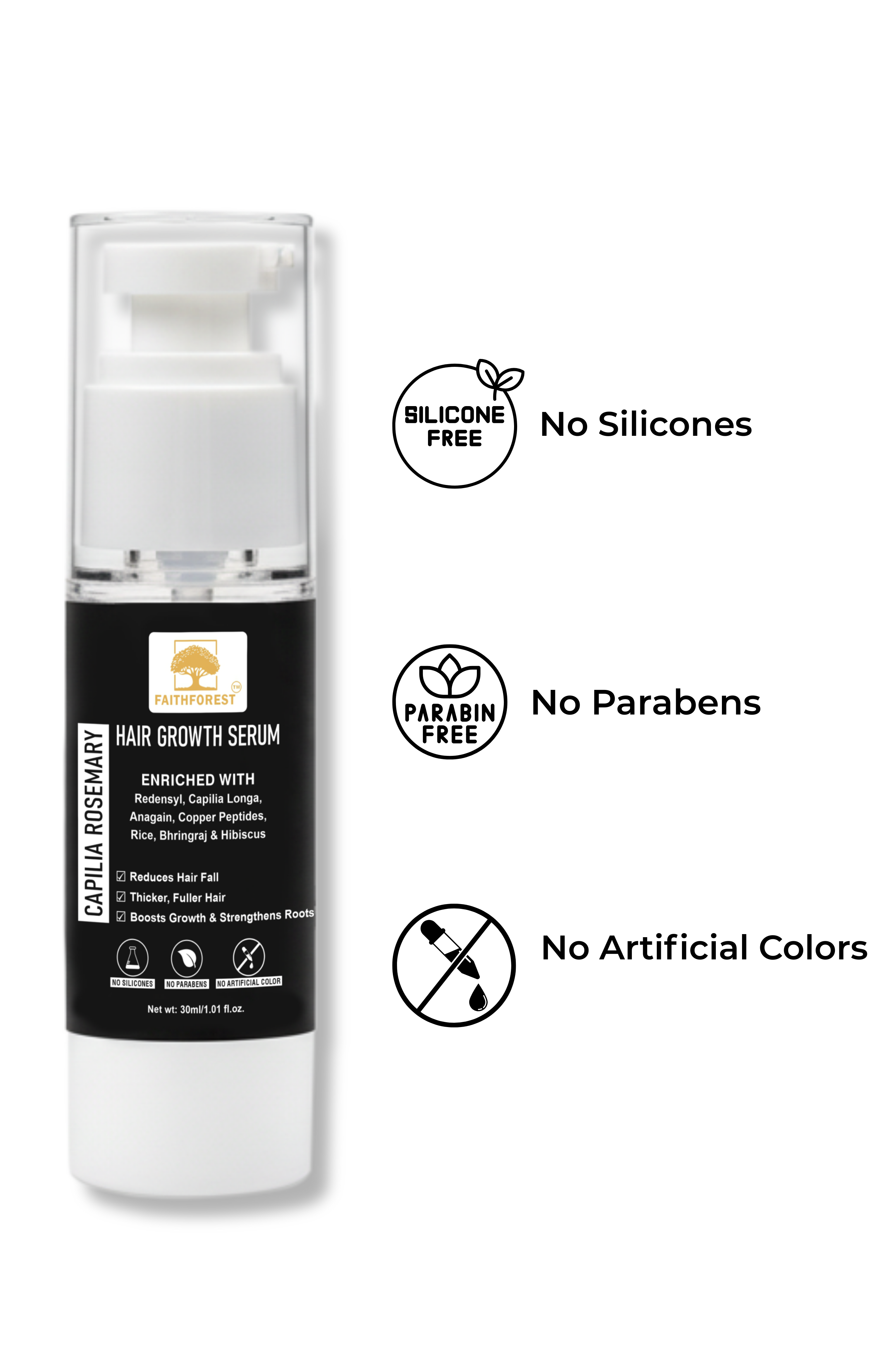 FaithForest Chemical Free Hair Growth Serum