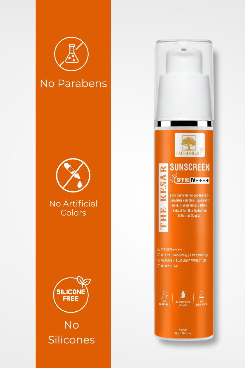 The Kesar Sunscreen SPF 50 PA++++ 50 G