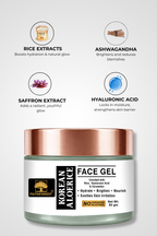 Glow Magic Combo: D-TAN Face Wash 100 ml, Aloerice Face Mist 100 ml & Aloerice Face Gel 50 g - Brighten, Hydrate & Renew with Niacinamide & Ceramides Formula