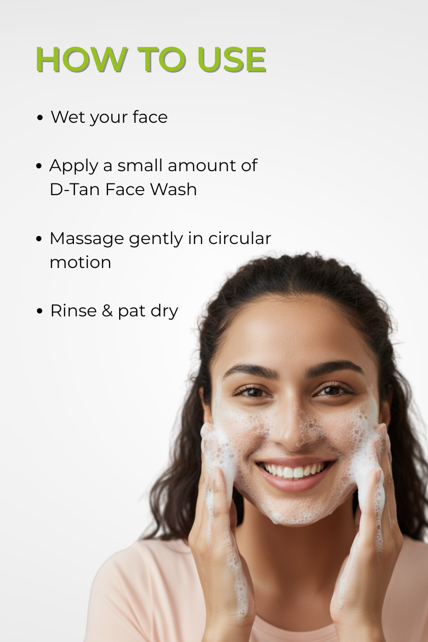The D-Tan Face Wash - 100 ML