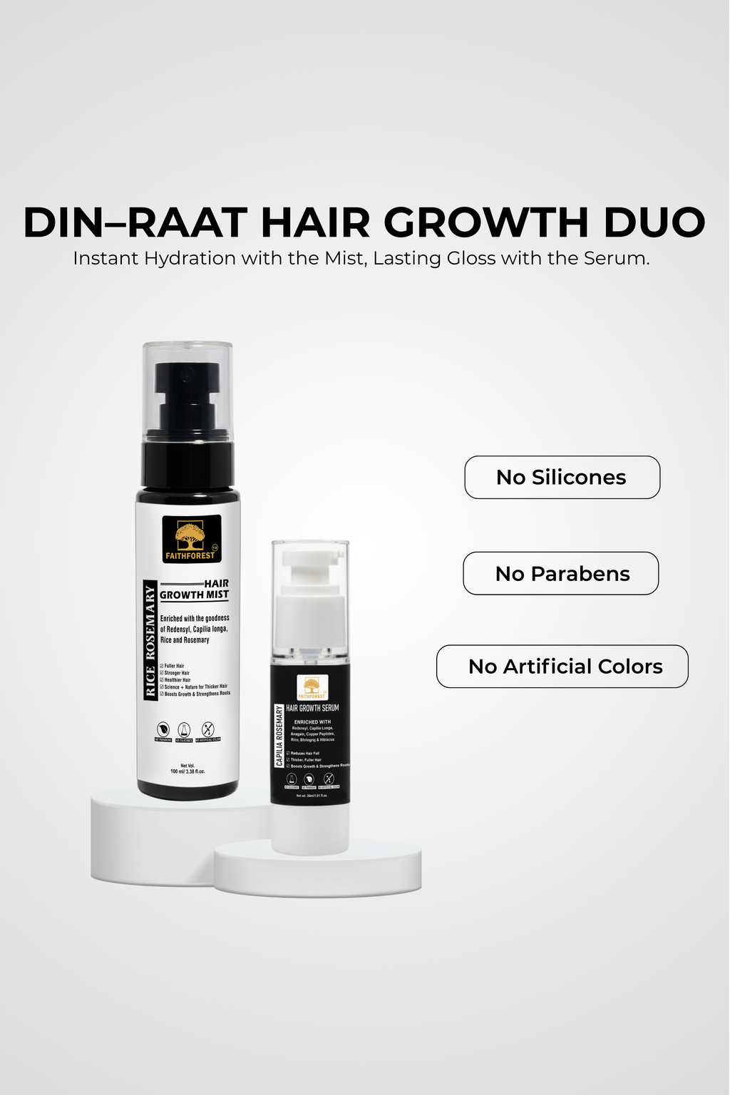 FaithForest Din–Raat Hair Growth Duo
