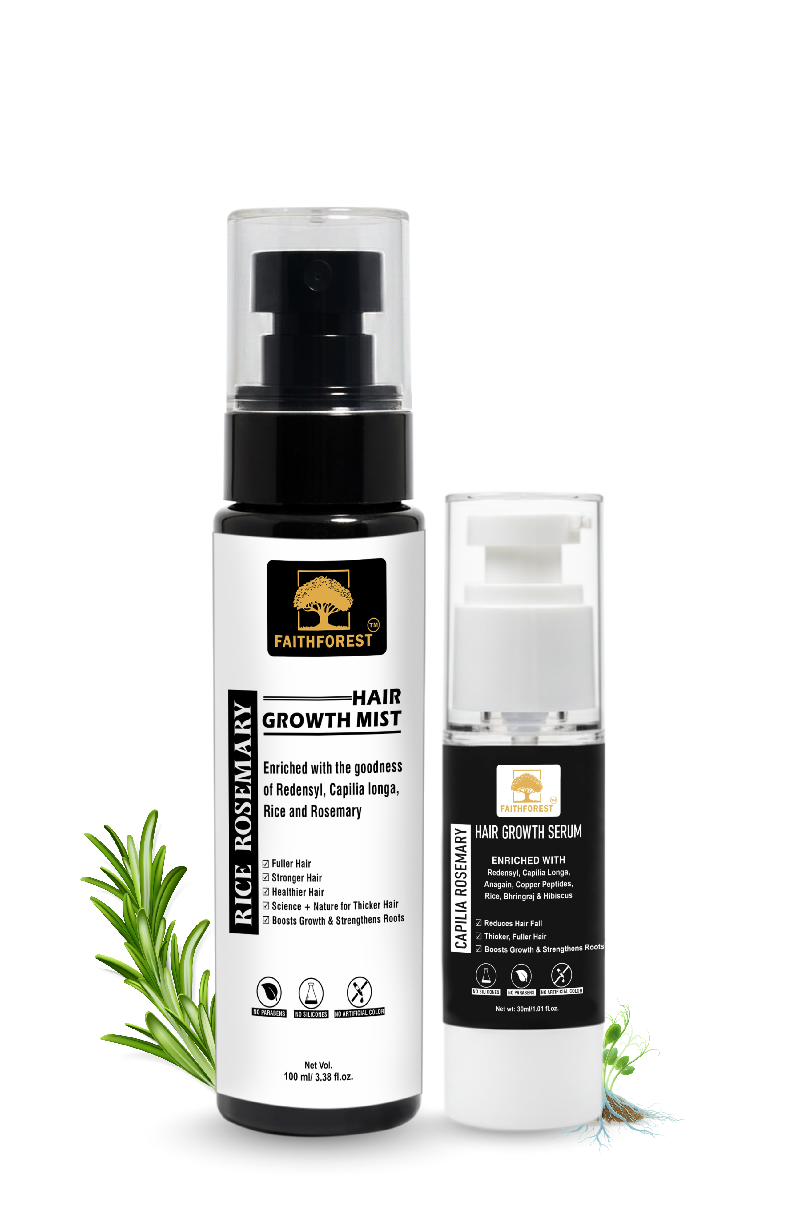 FaithForest Din Raat Hair Growth Duo