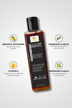 Rosemary Hair Growth Trio: Hair Growth Mist 100ml, Shampoo 100ml and Rosemary & Methi Hair Growth Oil 200ml | Enhanced with Redensyl & Capilia Longa