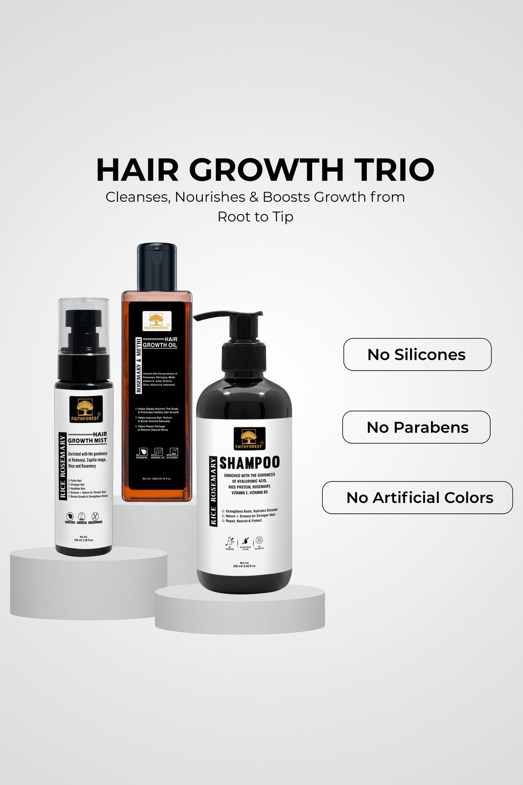 FaithForest Hair Growth Trio