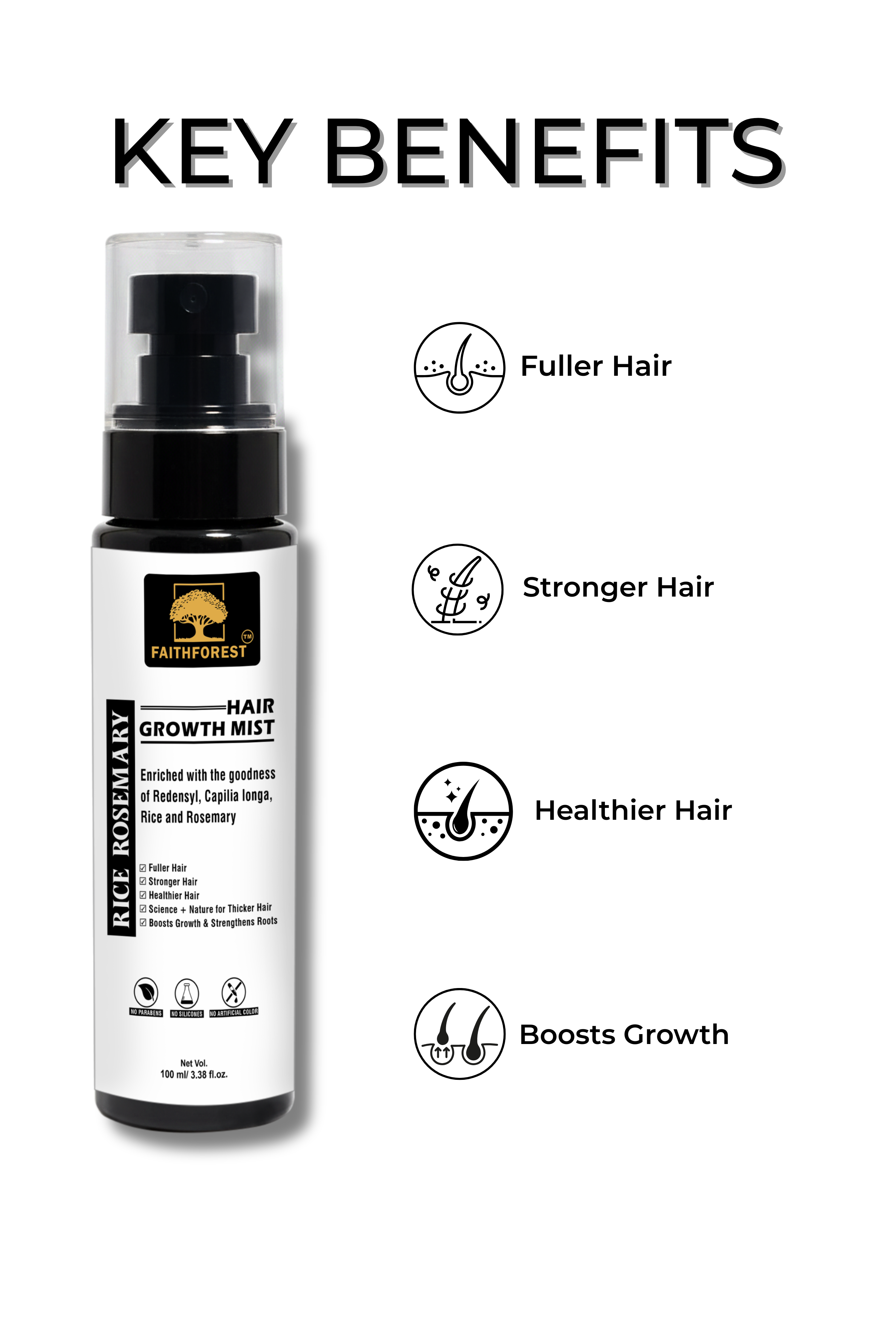 FaithForest Hair growth mist benefits
