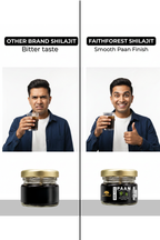 FaithForest Paan Pure Shilajit Resin (20gm) - Enriched with Pan Leaf Extract - Himalayan Shilajit with Fulvic Acid & Trace Minerals for Energy, Stamina, Immunity and Vitality