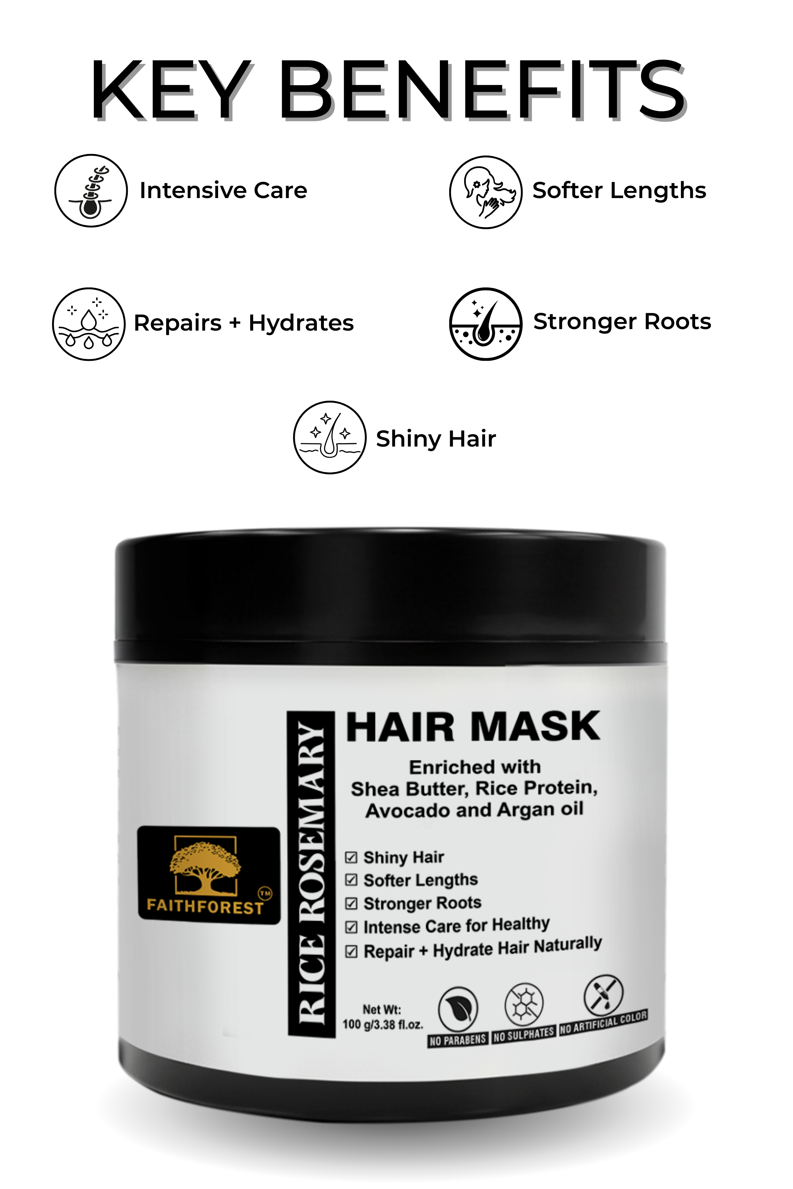 FaithForerst Rice Rosemary Hair Mask Benefits