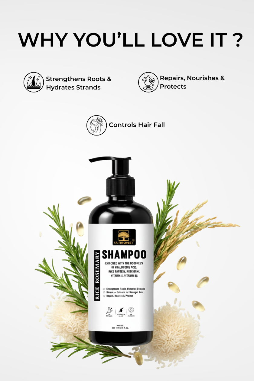 Rice Rosemary Hair Shampoo - 250 ML
