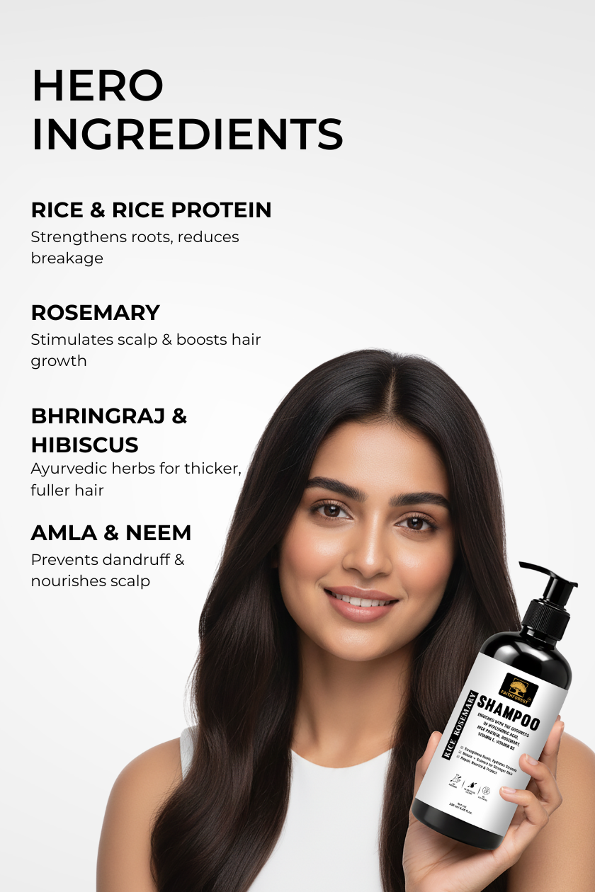 Rice Rosemary Hair Shampoo - 250 ML