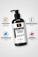 Bloom & Shine Combo: Rosemary & Rice Shampoo 250ml + Bubble Bloom Body Wash 250ml - Phytosqualane & Vitamin E Formula