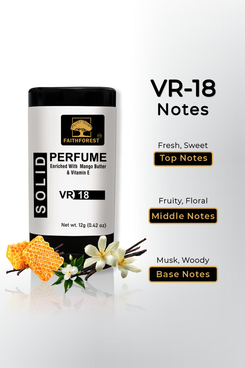 FaithForest solid perfume stick for long lasting fragrance 