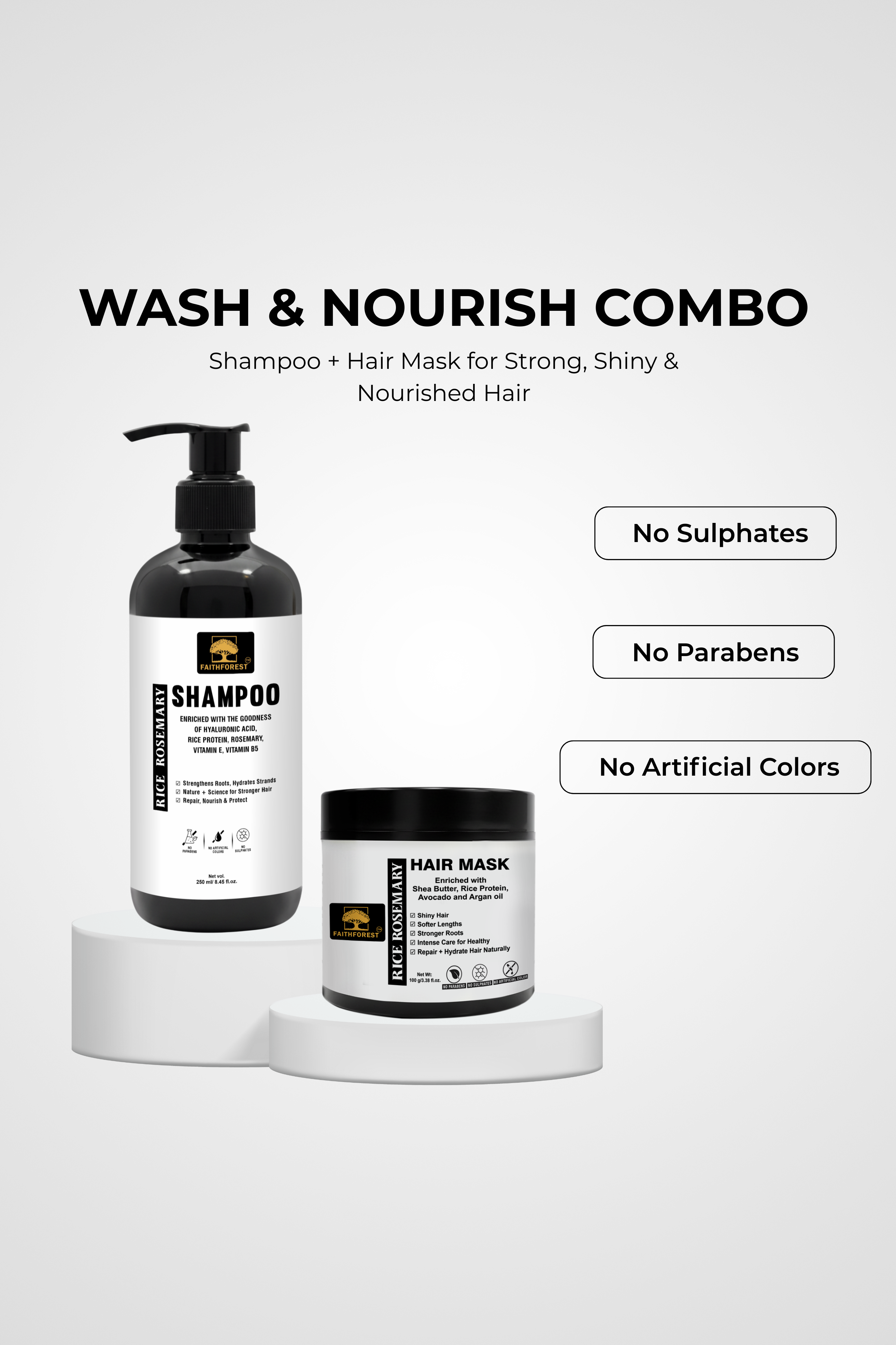 FaithForest  Wash & Nourish Combo