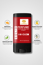 Luxury Solid Perfume Duo: Long-Lasting I-M-OUD & VR 18 Scent Sticks - Enriched with Mango Butter & Vitamin E (2x12g)