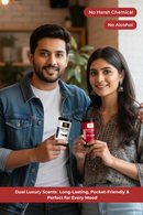 Luxury Solid Perfume Duo: Long-Lasting I-M-OUD & VR 18 Scent Sticks - Enriched with Mango Butter & Vitamin E (2x12g)