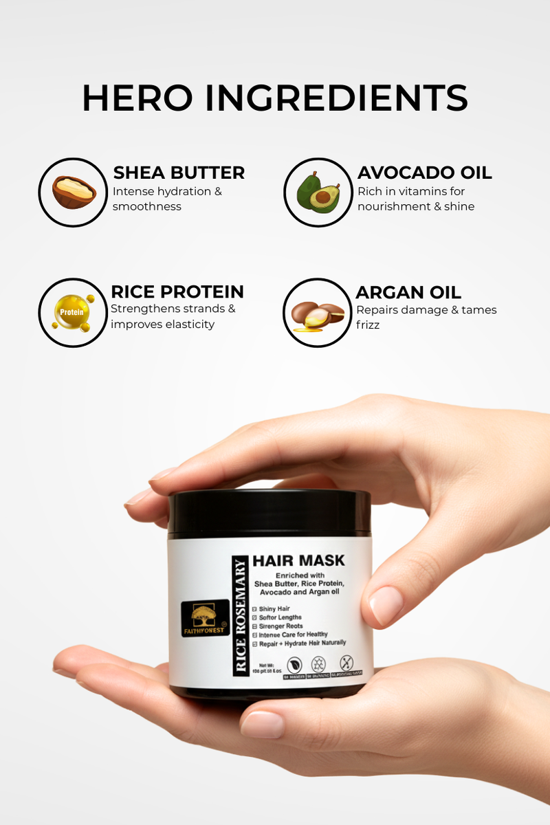 Rice Rosemary Hair Mask - 100 G