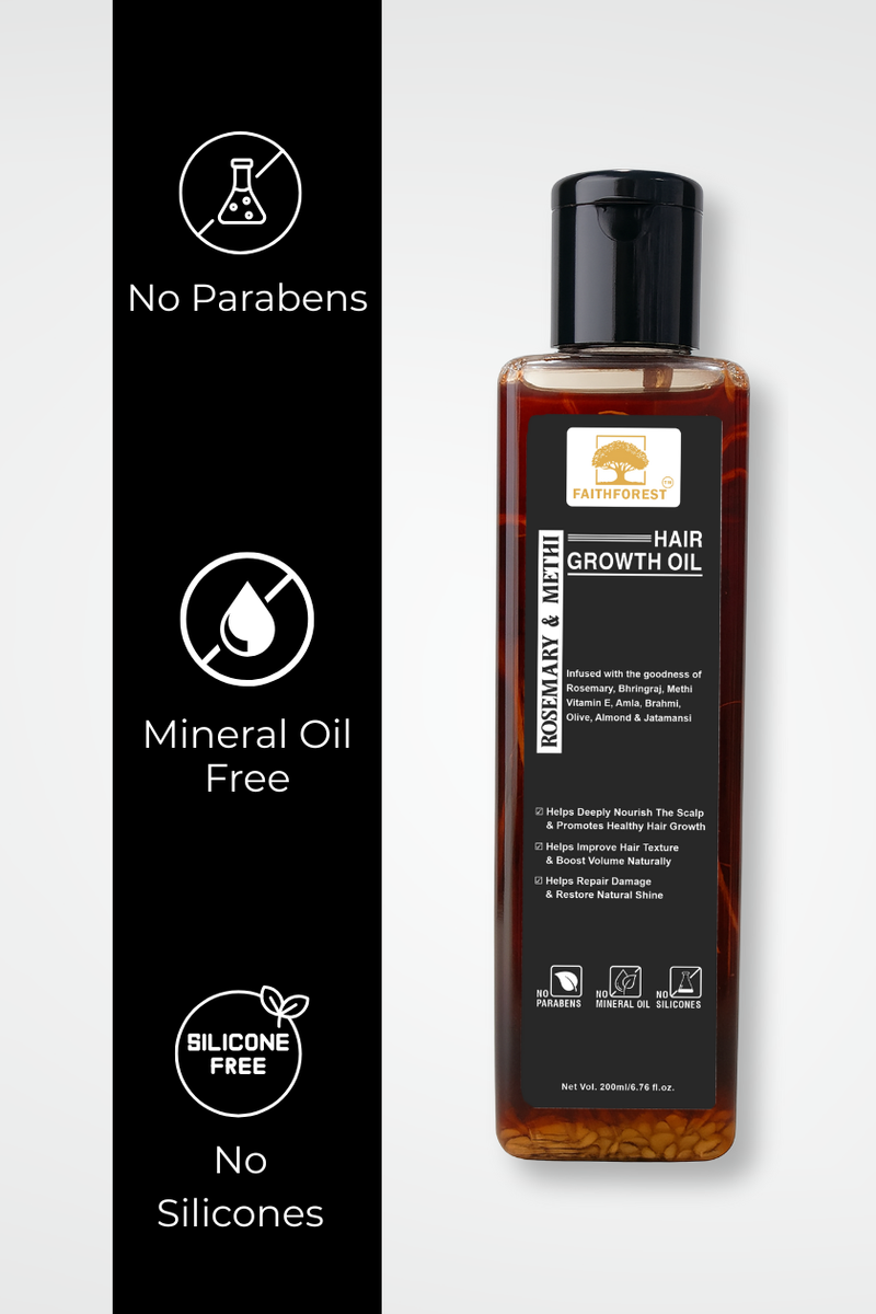 Rosemary & Methi Hair Growth Oil - 200 ML
