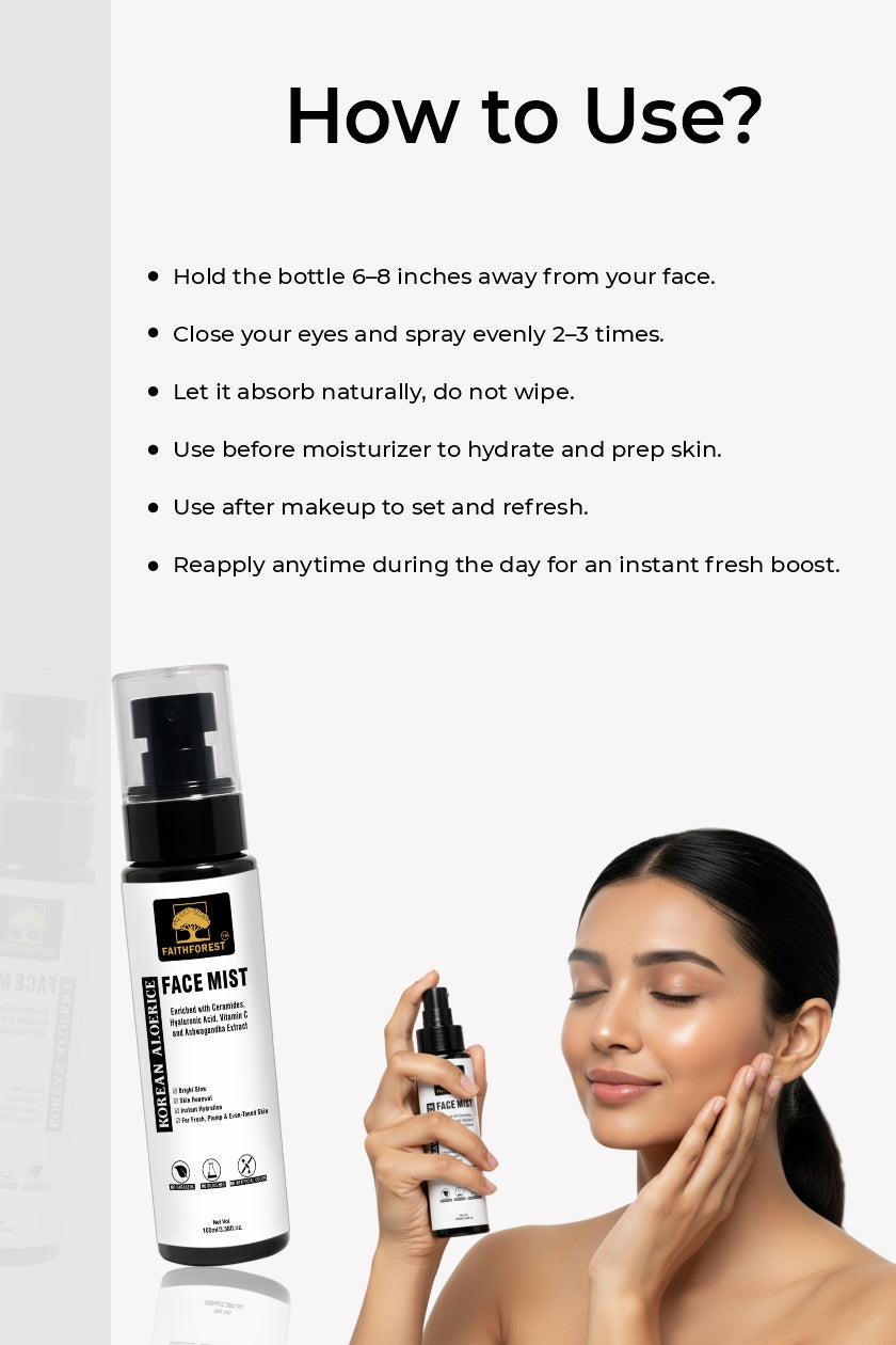 Korean Aloerice Face Mist - 100 ML