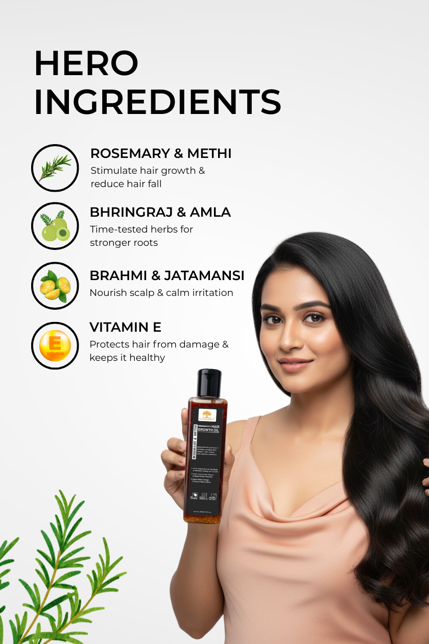Rosemary & Methi Hair Growth Oil - 200 ML